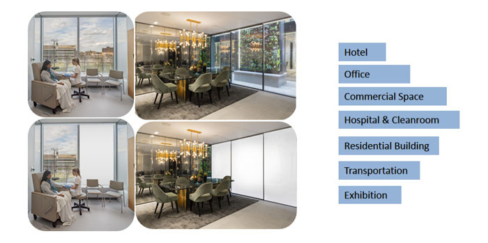 toughened switchable smart glass
