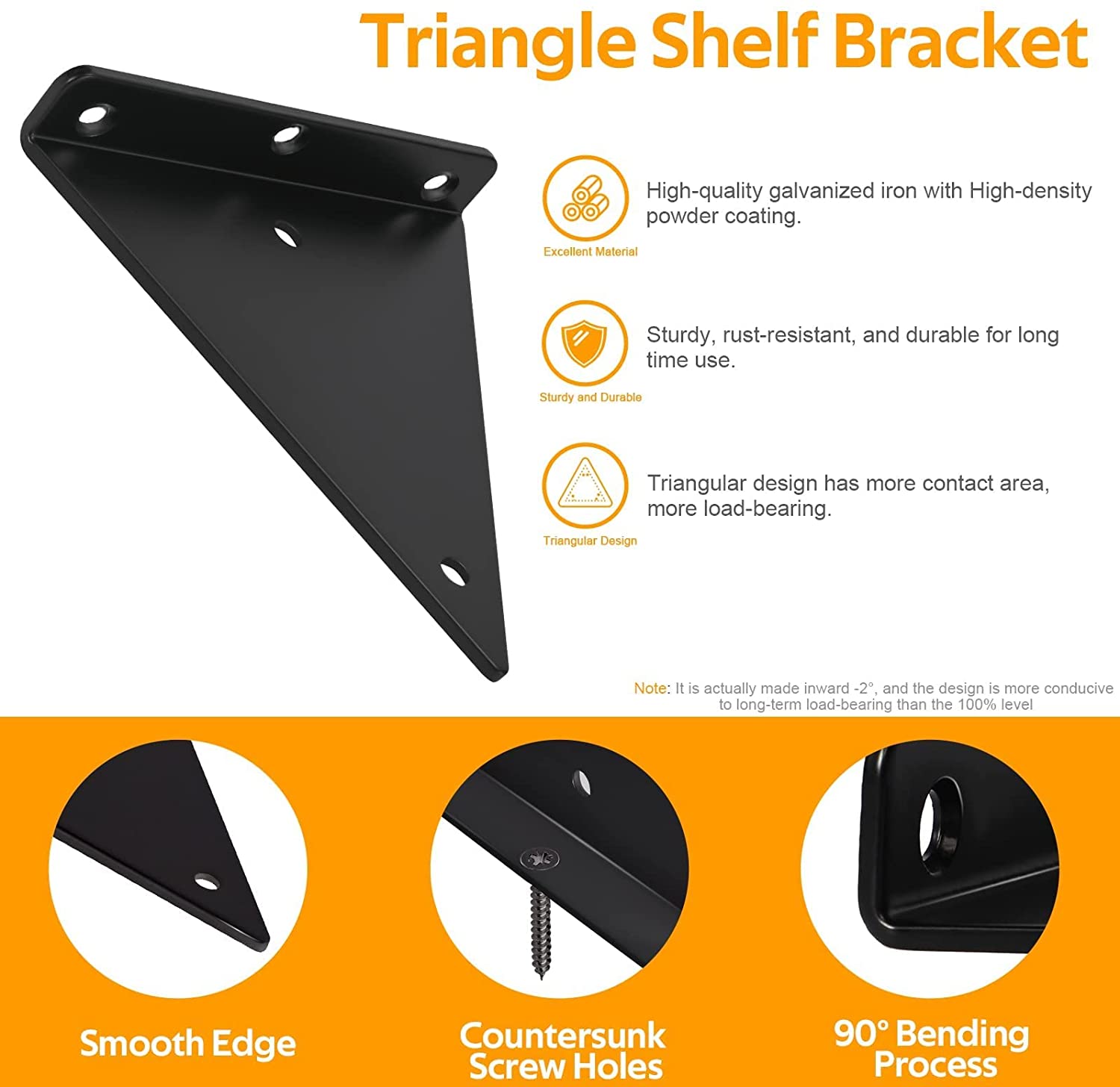 Stamping Punching Bending Heavy Duty Black Corner Stand for Minimalist Home Decor