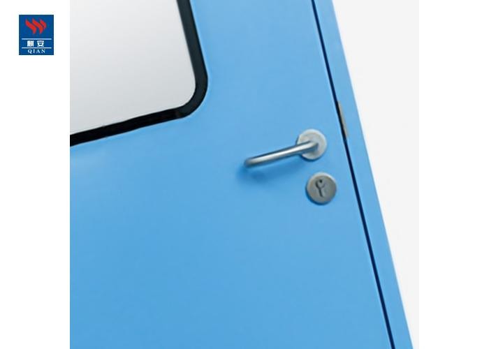 Fireproof Steel Frame Biopharma Fire Doors For Hospitals