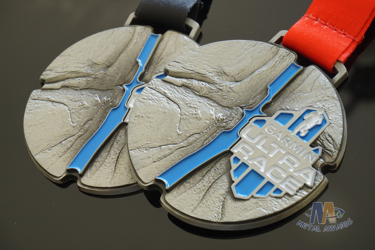 Martial Arts Music Custom Engraved Metal Award Medals 3D Effect Antique Silver Plating