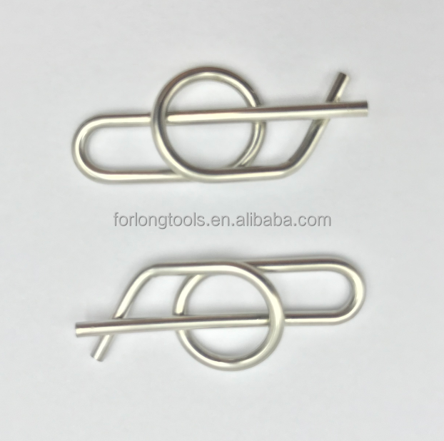 Universal Year 304 Stainless Steel 3/8'' Rue Clip and Jacobs Ladder Pins with 304 Stainless Steel Construction