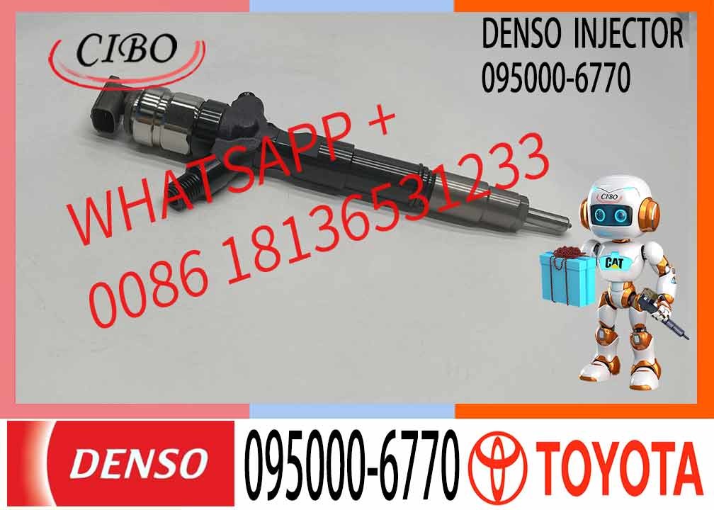 New Fuel Injectors Nozzle 095000-7040 095000-6770 23670-39145 23670-30150 for Toyota Hiace 2.5 D4D HILUX 2KD-FTV Engine