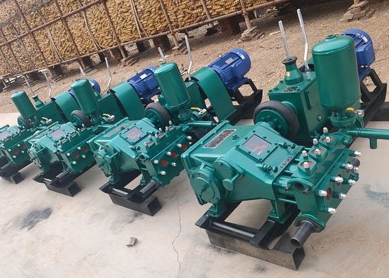 High Pressure Triplex Mud Pump 7.5-45kw Piston Grouting Pump BW150