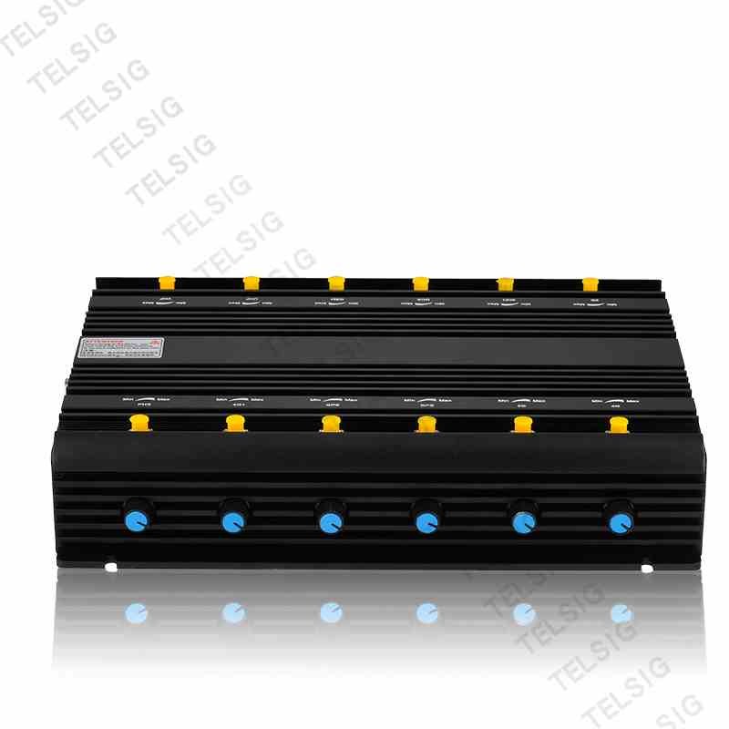 12 Antenna Wireless Signal Jammer For RF Frequency Adjusted Power Waterproof