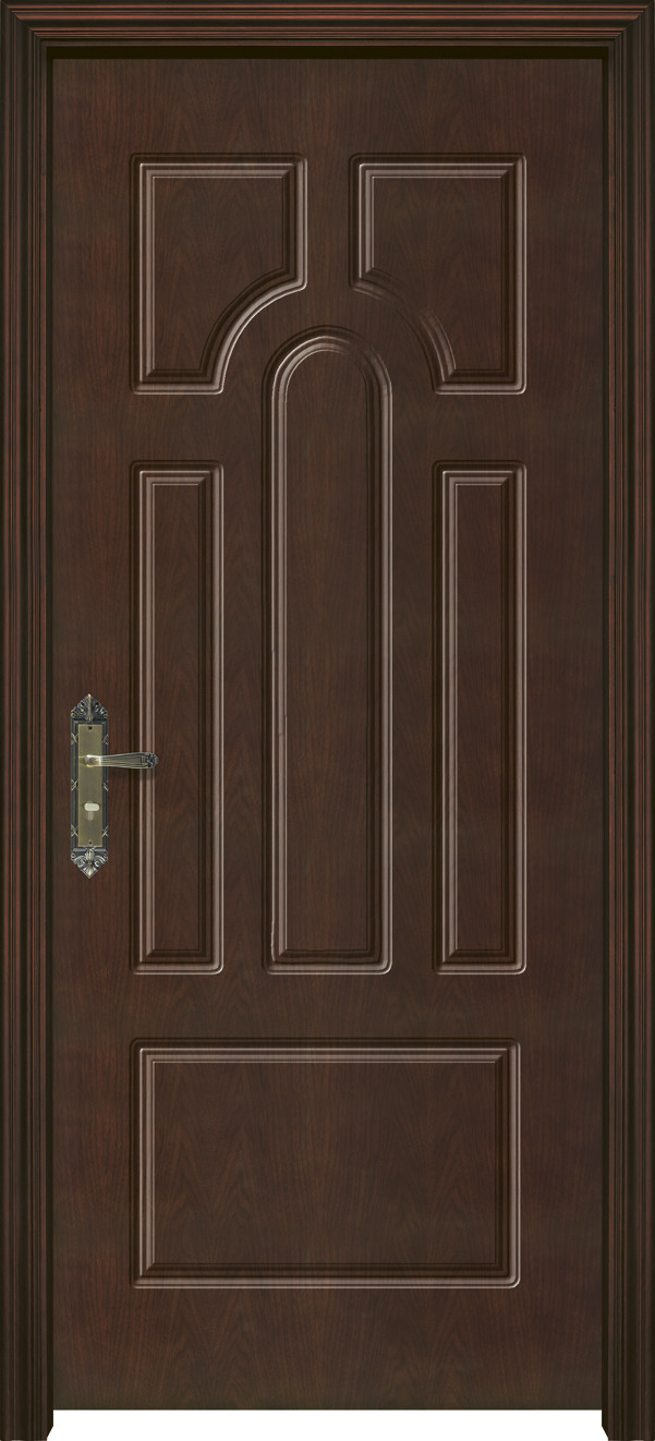 Double Open Wooden Fireproof Flush Door For Apartment Schools