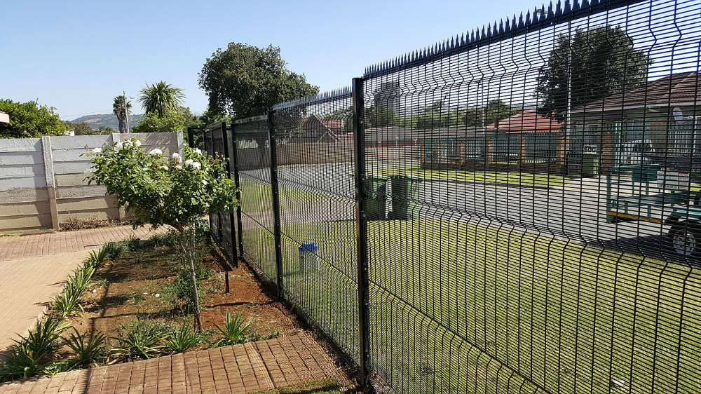 358 Anti climb clear vu fence panels hot dipped galvanized or powder coated