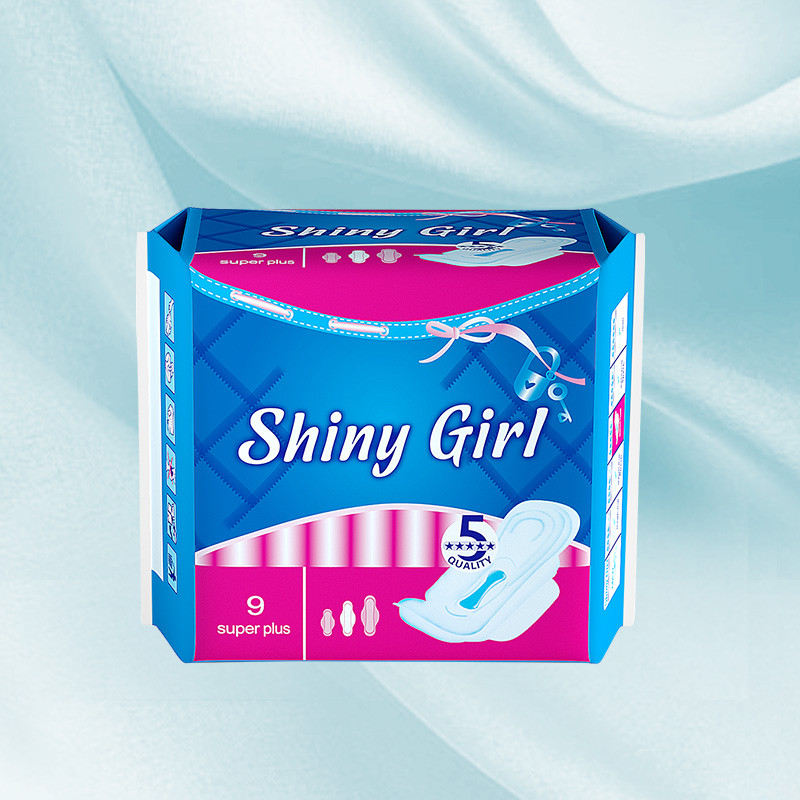 Customization Ladies Sanitary Napkins Pads PE Breathable For Daily Pad