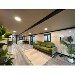 40ft Expandable Container Home with 2 Bedrooms and 75mm Sandwich Panels - 5-Year