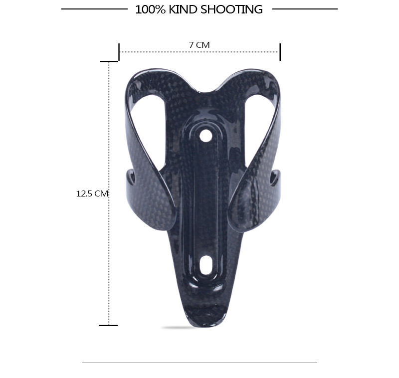 3K Matte Weave Carbon Fiber Mountain Road Bicycle Bottle Cage