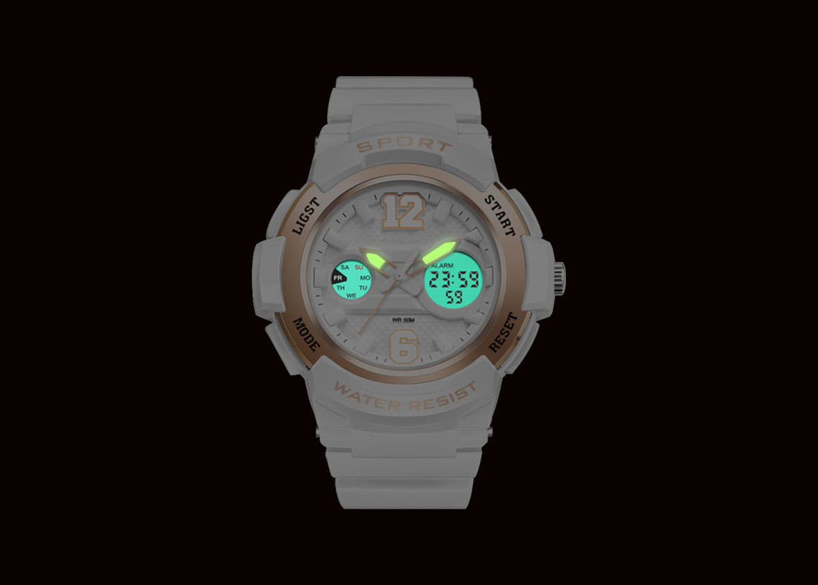 Women Waterproof Analog Watch , Multifunction Colorful Sport Watches
