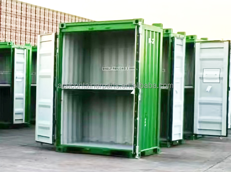DNV 2.7-1 Standard 6ft Offshore Dry Container with Middle Deck Steel and Corten Material Optional Color/Logo