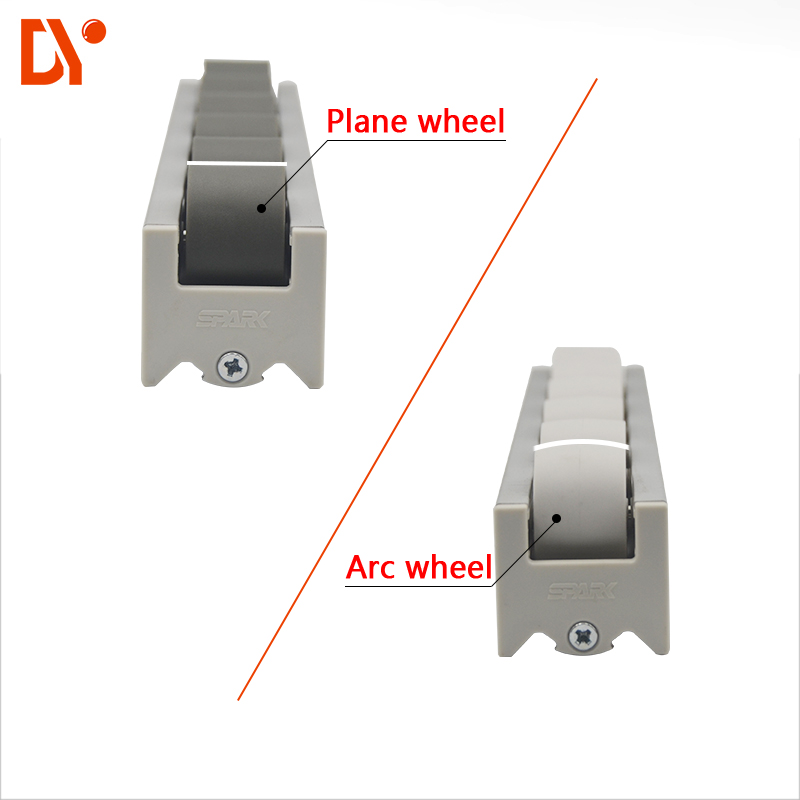Flow Rail System Heavy Duty Roller Track ABS PC Placon Roller
