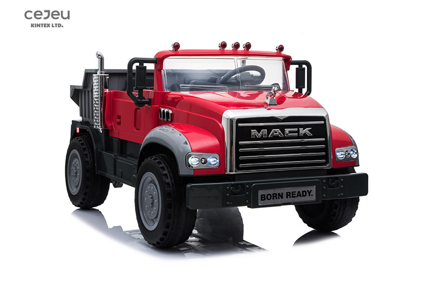 Licensed 12v Ride On Dump Truck 2 Seater 8km/Hr Power Display