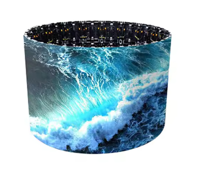 Immersive Viewing Experience with Curved Flexible LED Display