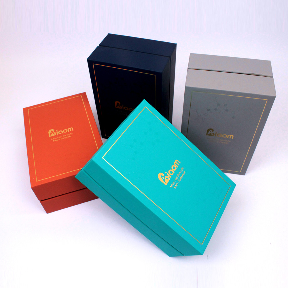 rectangle gift boxes with lids wholesale With Full Color Printing And UV Coating