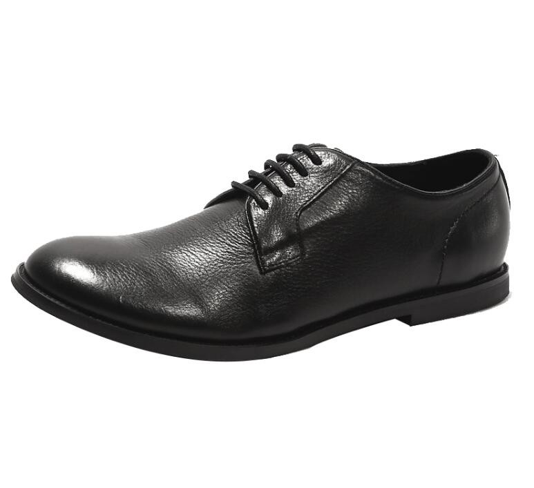 Brown / Black Single Monk Strap Shoes , Wedding Single Buckle Mens Shoes
