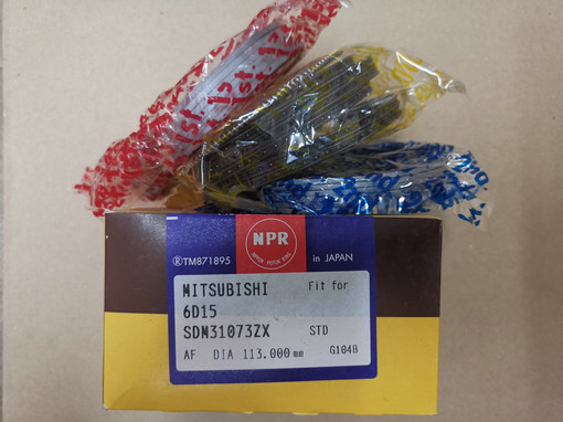 Mitsubishi Diesel Engine 6D15 NPR Piston Rings ME032403 ME072306
