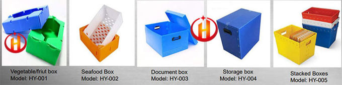 Heavy Duty Printable Collapsible Corrugated Plastic Boxes