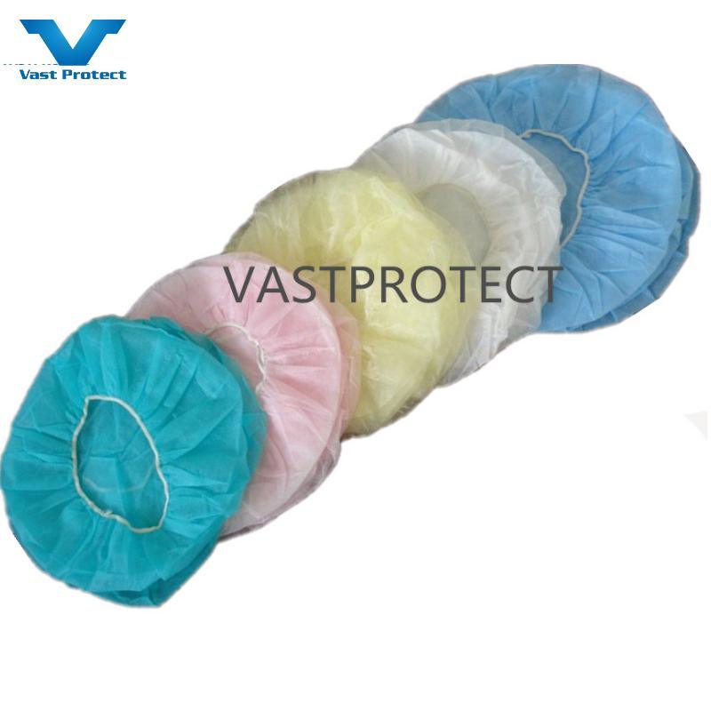 Factory Non-Woven Disposable Nurse Bouffant Cap