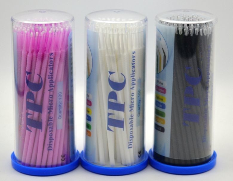 Medical Disposable Colorful Teeth Whitening Micro Applicator Brushes