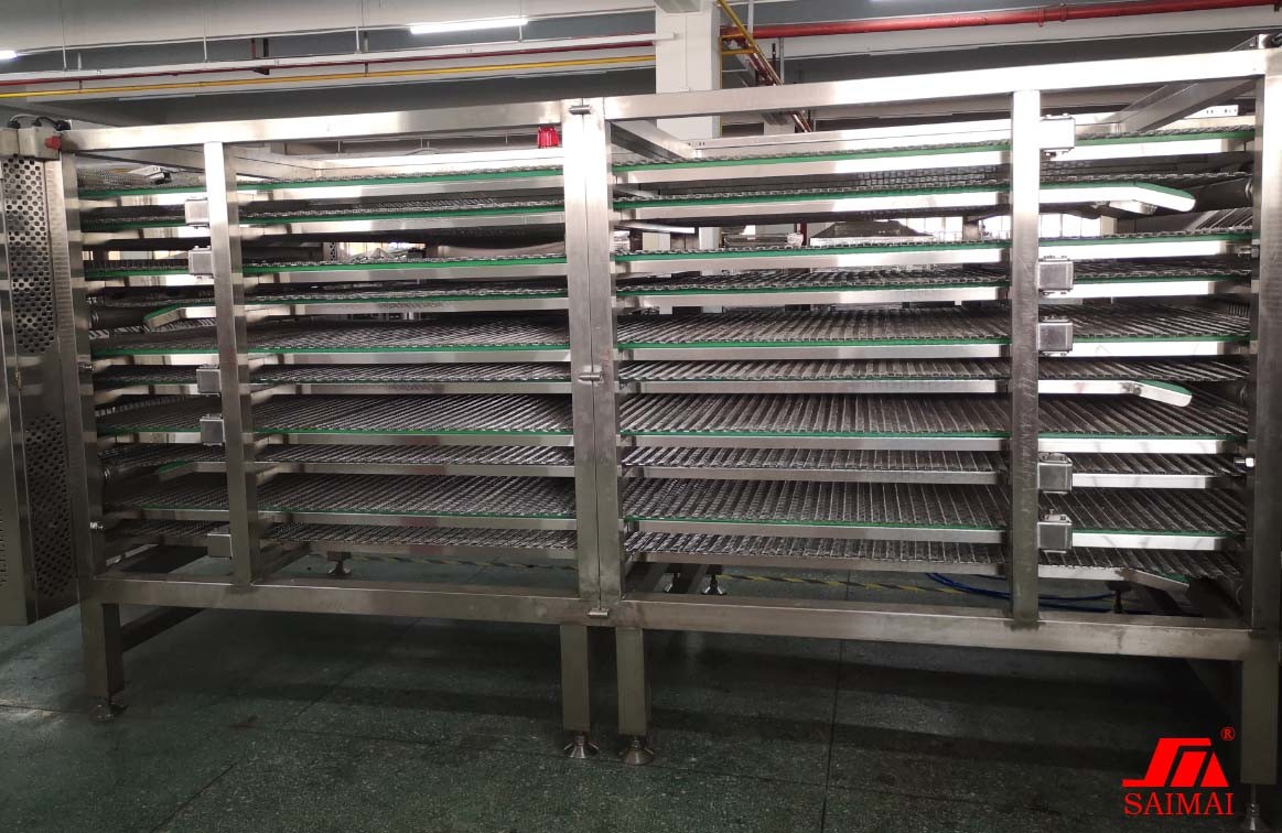 PLC Control Chapatti Multi Deck Baking Cooling Towers