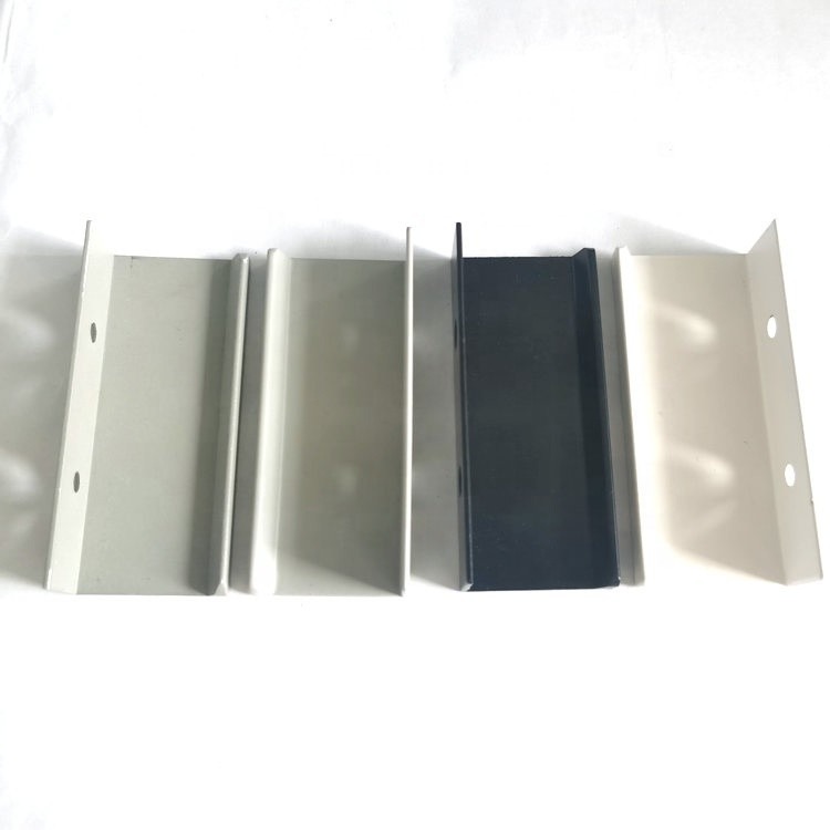 90 Degree Corner Extruded Aluminum Parts Single Side Half Triangle Angle Bracket