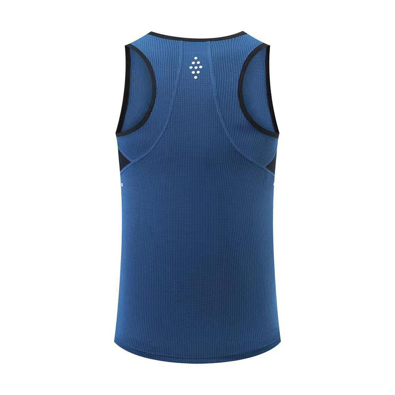 Men Vest Summer Fast Drying Sleeveless Running Shirt Fitness Training Sportswear