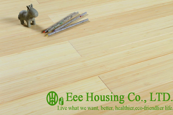 Natural Color Bamboo Flooring,Vertical-compressed Structure, Semi-matt Finish