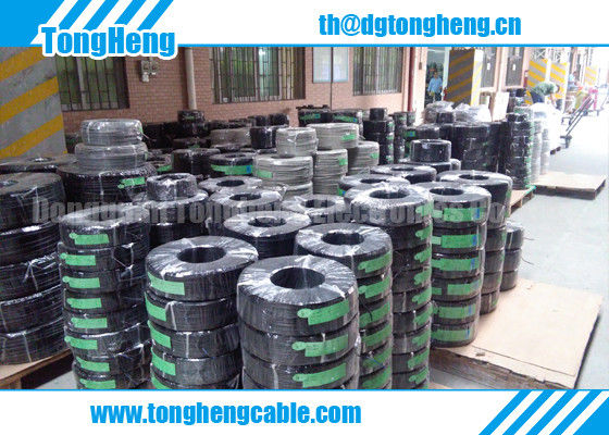 Orange Colour TPE Sheath Custom Spiral Retractable Cable with UL Approval Mark