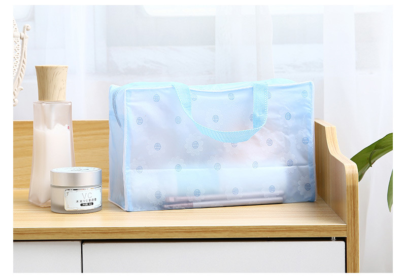 Polyester Large Travel Toiletry Cosmetic Bag For Women