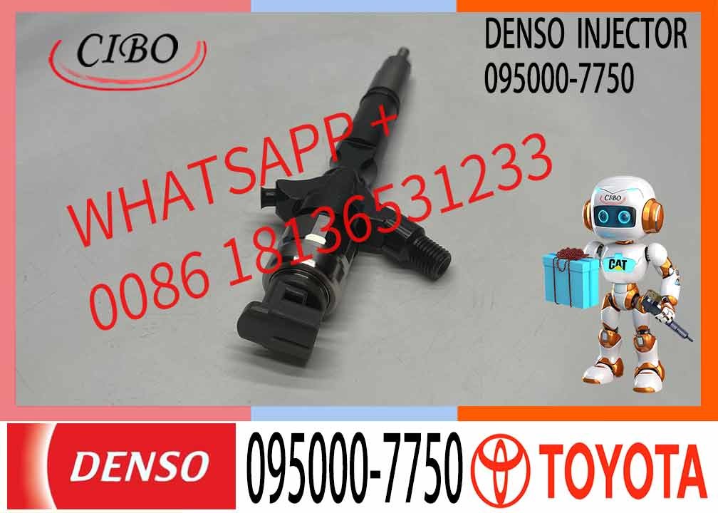 Fuel Injector 23670-30300 095000-7380 095000-7381 095000-7750 23670-30240 For Toyota HILUX VIGO 2KD Hiace 2.5D 2KD-FTV