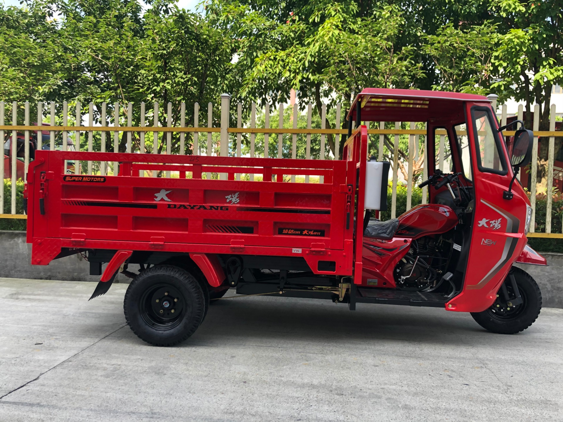 DAYANG Motorized Cargo Trike 201 250CC Three Wheel Engine Tricycle for Heavy Loading