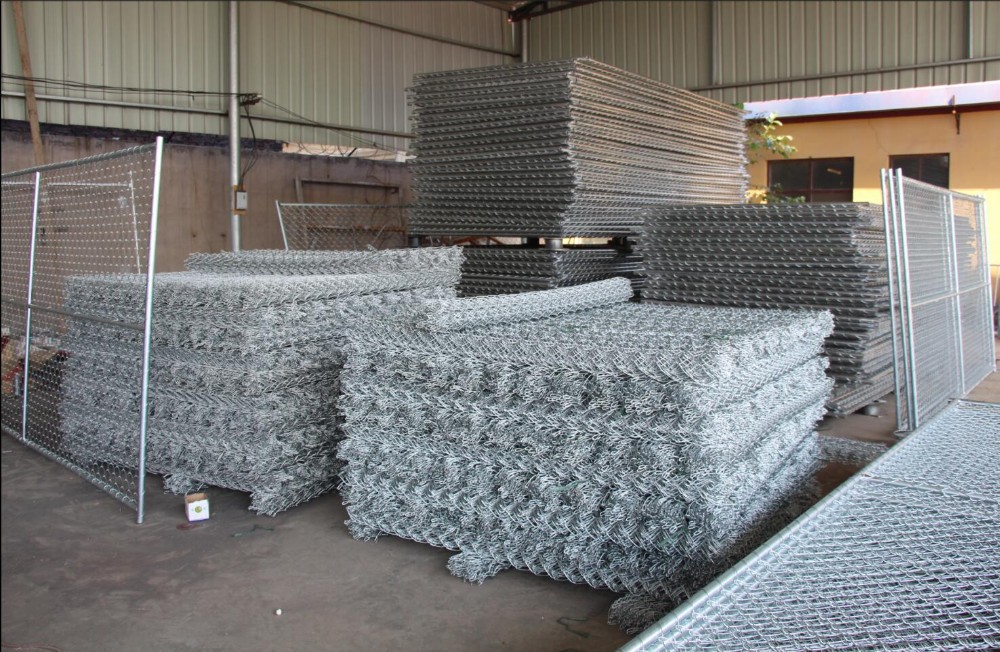 Security site fencing panels 6x12 feet /chain link temporary fencing direct factory