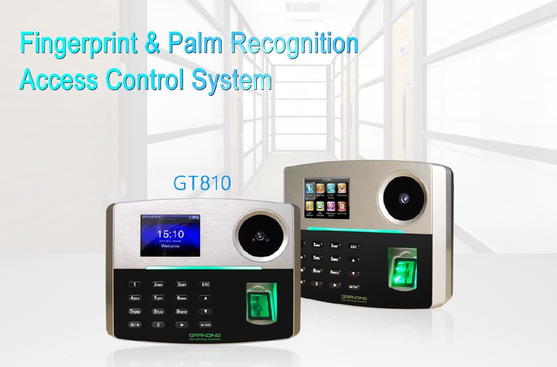 Fingerprints Palm Access Control Machine Hybrid Biometric With Battery