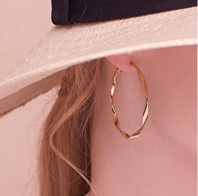 18k Gold Sterling Silver Jewelry Earrings