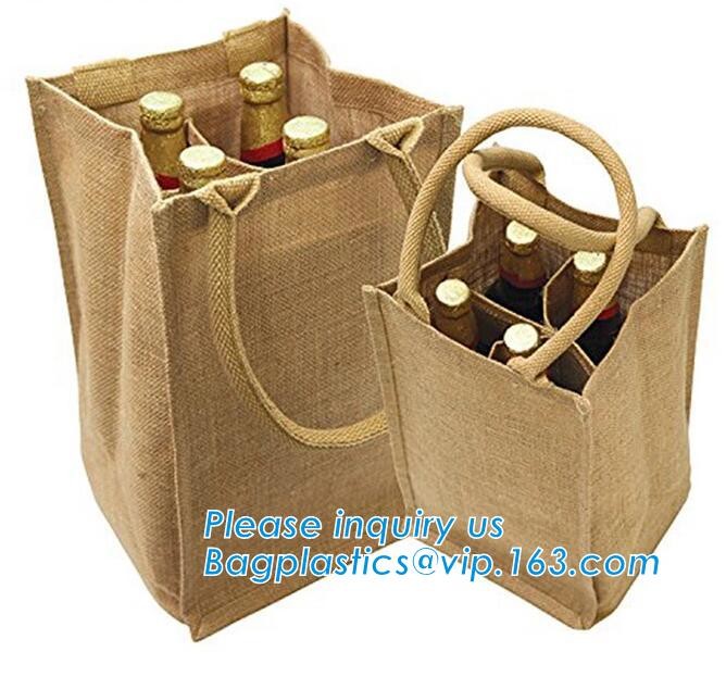 Multifunctional jute bag with low price,Natural Burlap Tote Bags Reusable Jute Bags with Full Gusset,shoulder strap plai