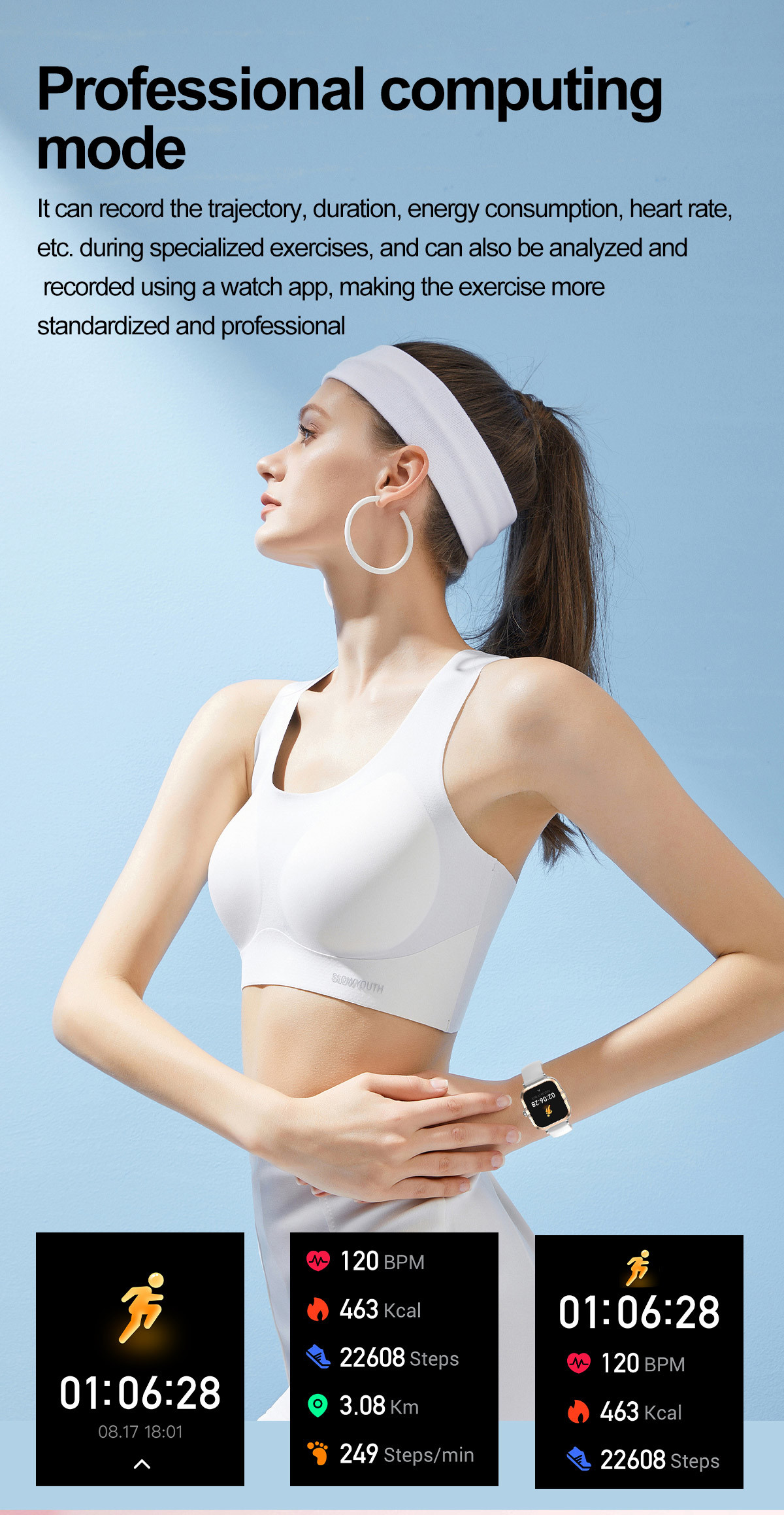 NFC Function HD Retinal Screen Smart Watch HK82 Supports Hundred Sports Modes