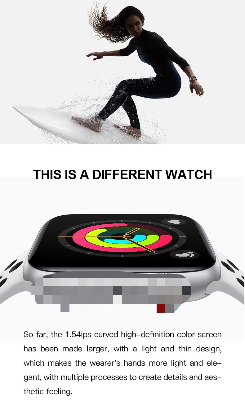 T500 X6 W26 W34 W26+ Health Fitness For Apple Android Ios Full Sereen Smart Watch