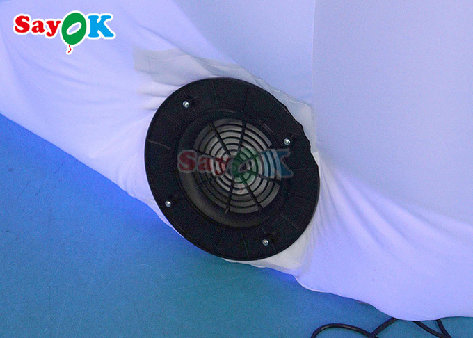 360 Inflatable Photo Booth Enclosure Backdrop Wall Led Changing Light Curved Inflable Photo Booth Wall