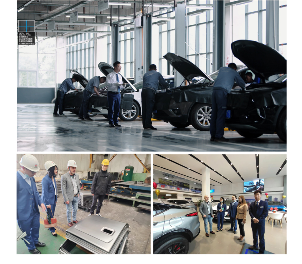 150kw EV Cars Integral Body Custom Color Automatic With LED Headlight