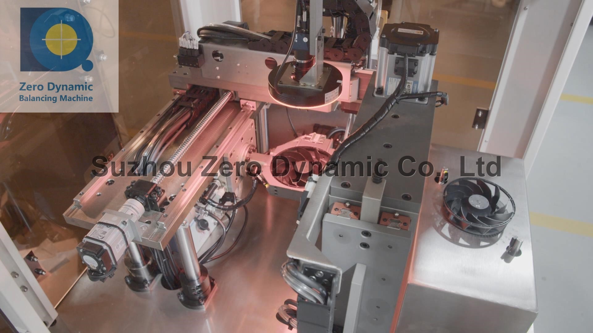 Two Station Cooling Fan, Fan Blade Automatic Glue Dispensing Balancing Machine