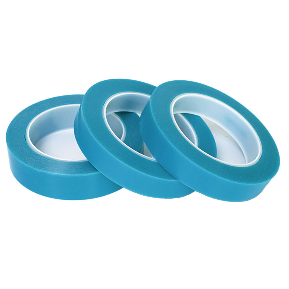0.06mm PET Tape Blue Parts Fixed Traceless Acrylic Refrigerator Tape