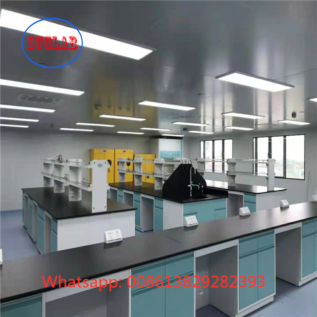 Anti Corrosion Chemistry Lab Furniture Cabinets Moistureproof Floor Mounted