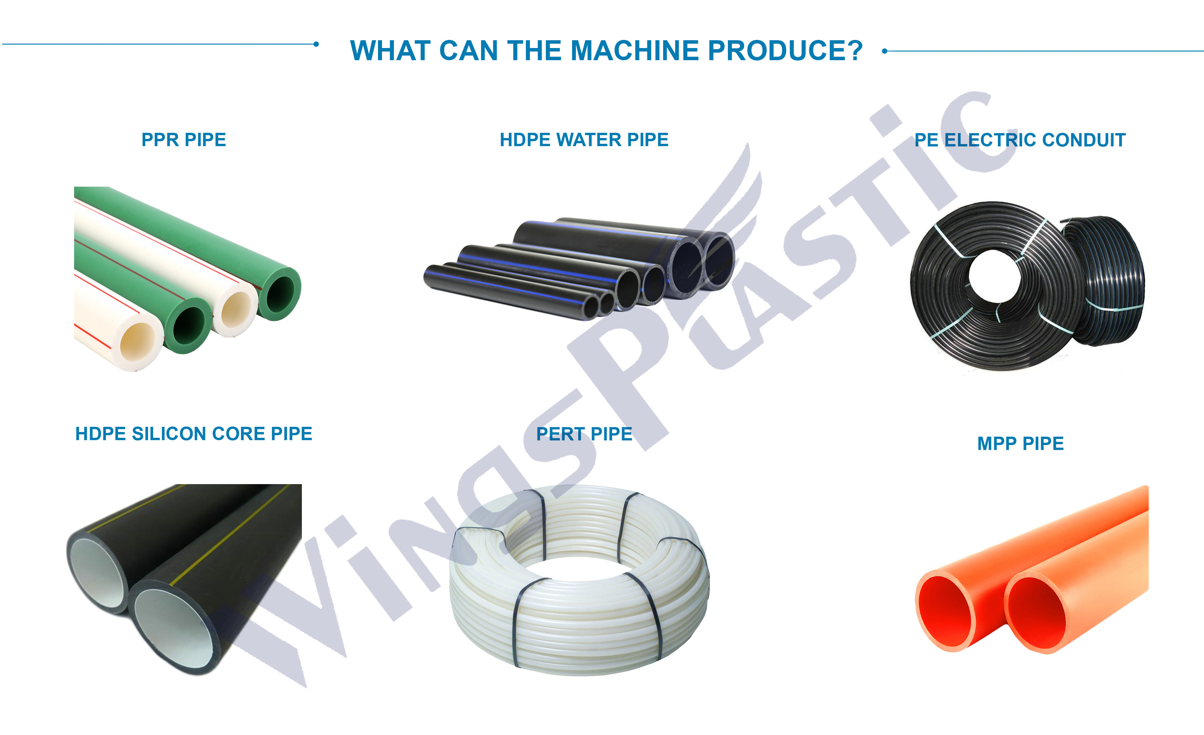 380V/50Hz HDPE Pipe Extruder Machine 20-110mm Screw Diameter 301 Screw L/D Ratio