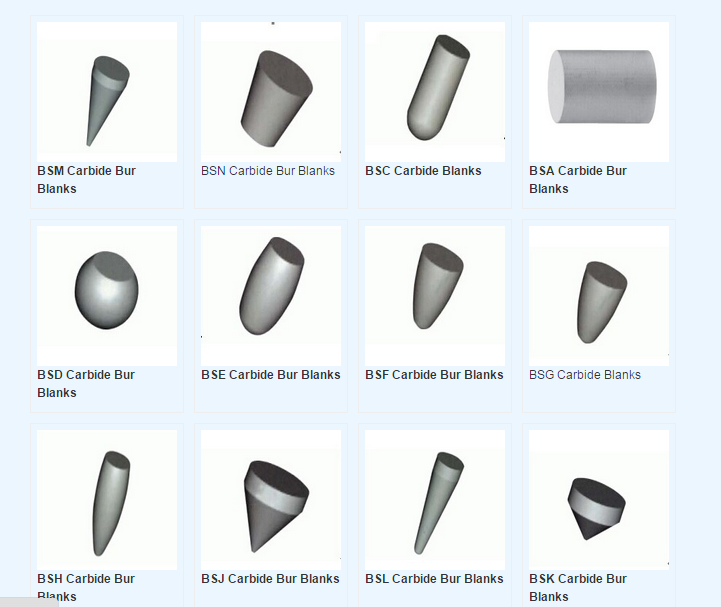 Carbide Cutter Burr Blanks Mechanical Tool Reamer Blanks Customized Service