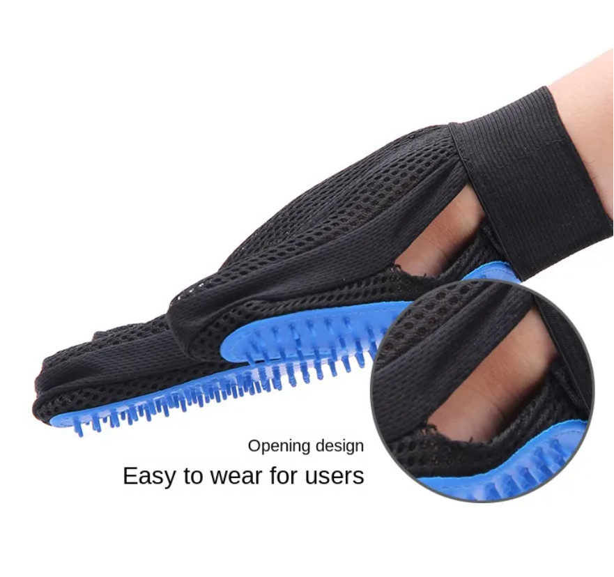 Soft Silicone Pet Grooming Brush Glove Enhanced