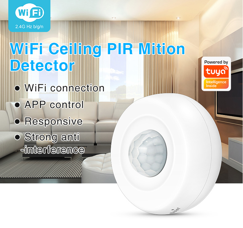 DC3V Tuya Wifi Pir Motion Sensor Human Detector Smart Alarm Sensor