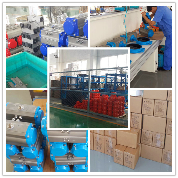 rack and pinion pneumatic rotary actuator for ball valves butterfly valves