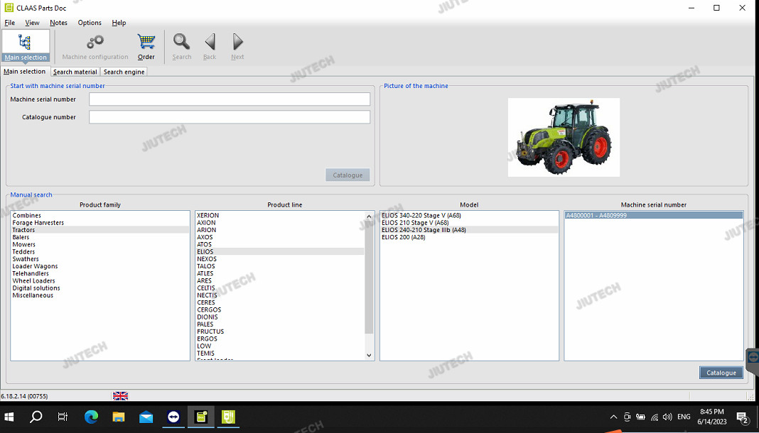 For Claas agriculture construction truck MetaDiag excavator For CLASS diagnostic tool Support Protected Parameters