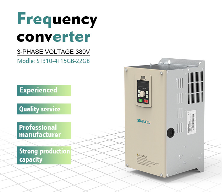 ABS PC Three Phase Motor Frequency Inverter 15KW 380V